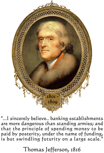 Thomas Jefferson - Banking Quote
